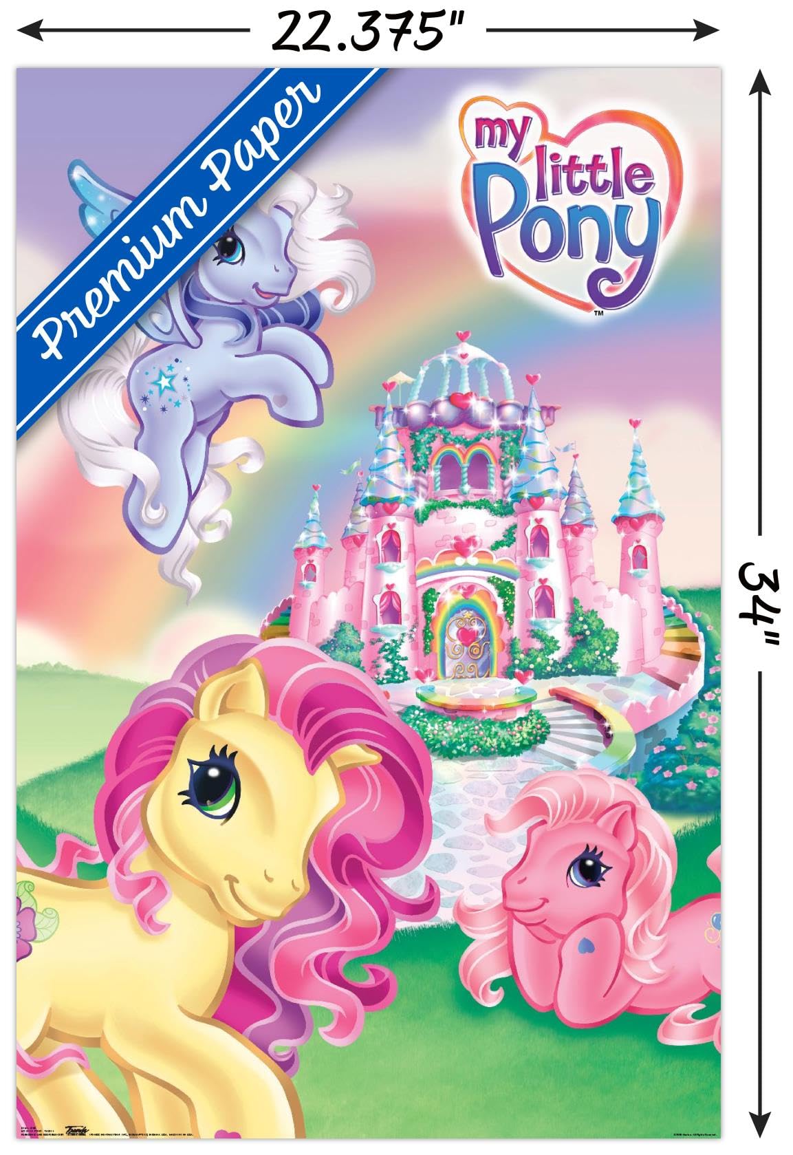 My Little Pony　パネル Trends International Hasbro My Little Pony - Castle Wall Poster