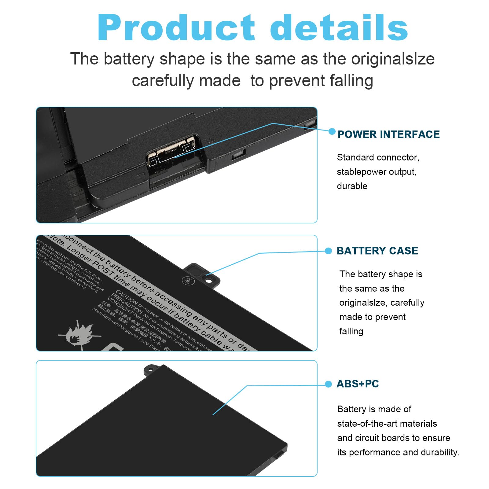 ASUNCELL 15.2V/63Wh RJ40G Batterie d'ordinateur Portable pour Dell Latitude 14 5420 CHKFM FDTCY XPC5H Series, Latitude 15 5520 39V1H FPKNM Series, Precision 15 3560 3H45Y 4MTF7 758J7 7RV10 Series