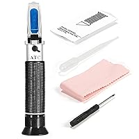 Vista 8 de V·RESOURCING Refractómetro para perros y gatos, gravedad específica de orina de mascotas (1.000 ~ 1.060) Refractómetro clínico con suero o prueba