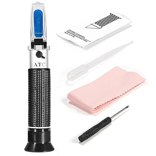 Miniatura 35 de V·RESOURCING - Refractómetro de cloruro de sodio, analizador de sal V·RESOURCING 0 ~ 28% Salinómetro para medición de salinidad alimentaria