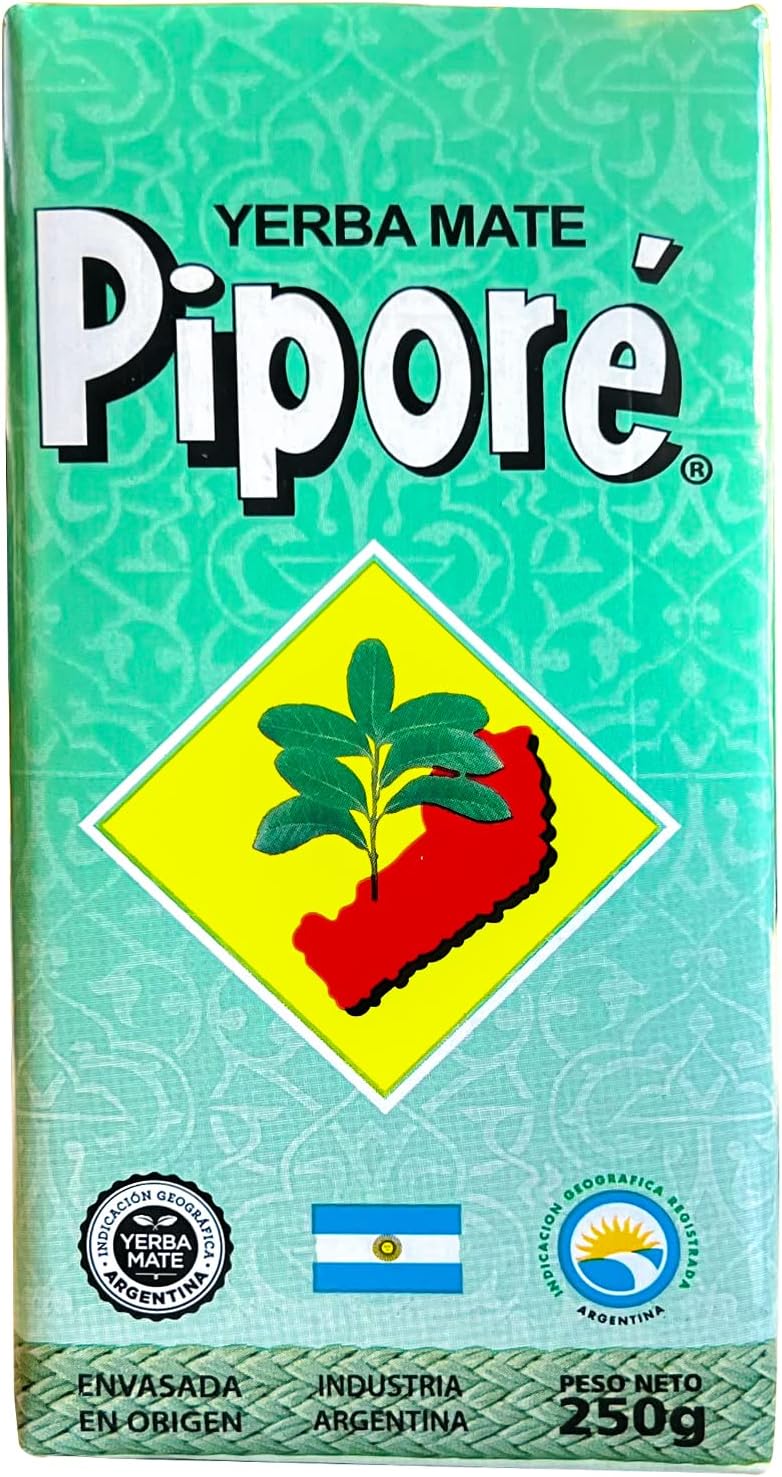 Yerba Mate Green Packet Despalada Organic Original Hot and Cold Tea Gluten Free Gives Energy Improves Strength Immune System Unique Flavour (250 Grams)