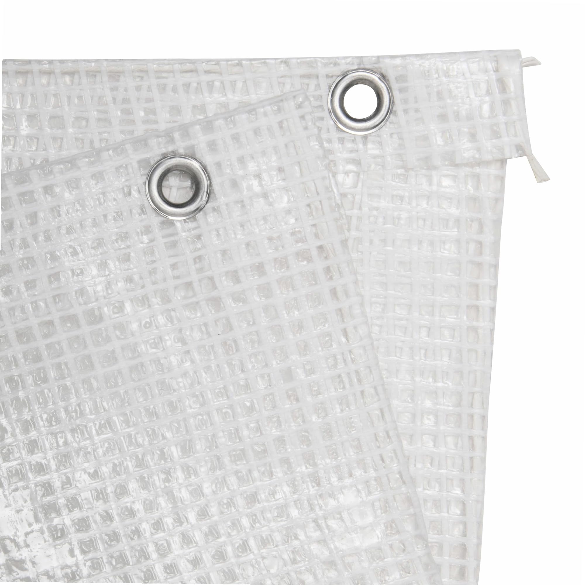 WERKA PRO Bâche Transparente 300 g/m2 6 x 10 m | Polyéthylène, aluminium, polyvalent, durable, anti-UV, usage jardin et bricolage, transparent, taille 6 x 10m