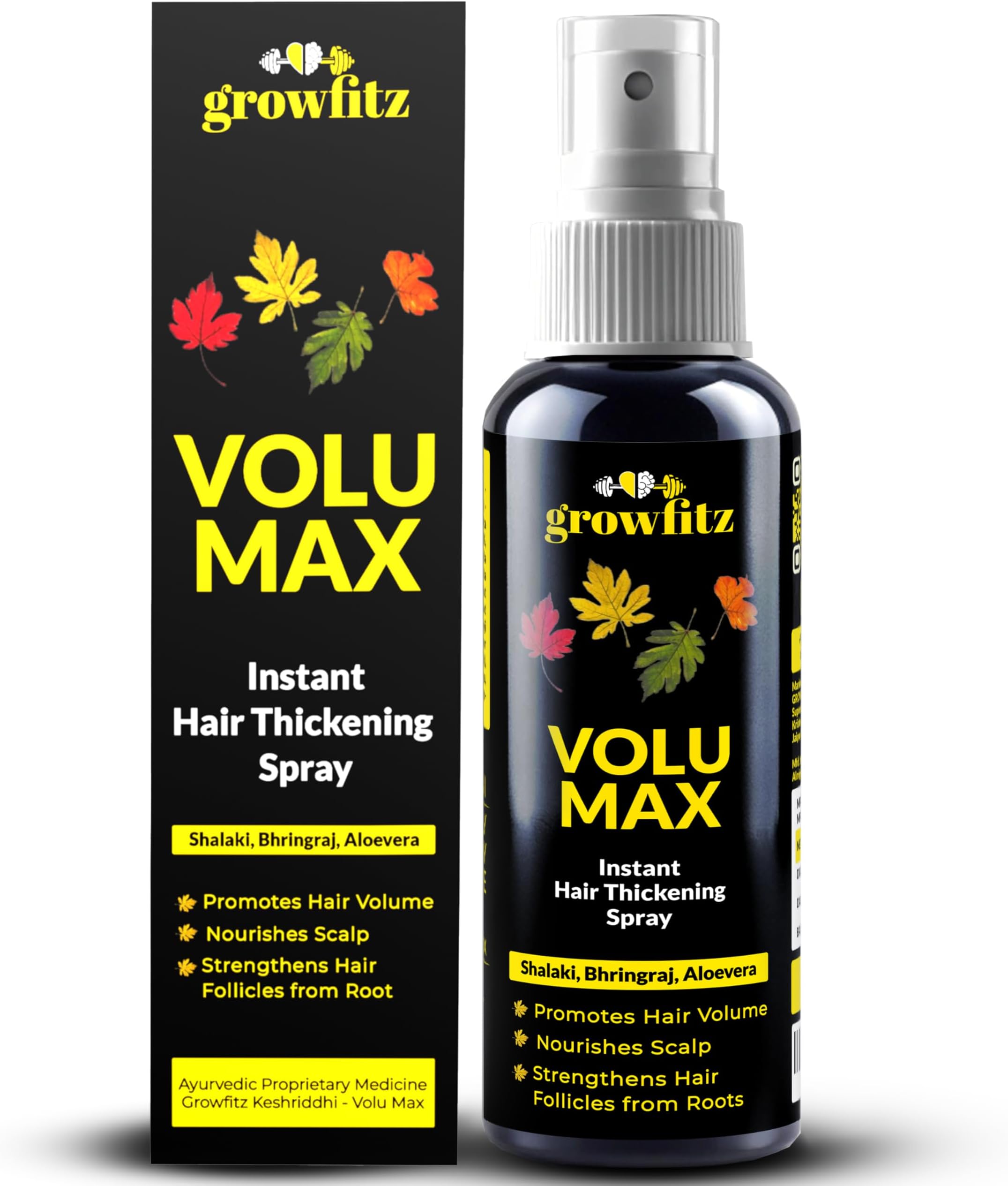 Ayurvedic Hair Serum Spray 100 ml | Hair Protection Spray for Women & Men | 4% Anagain, 2% Baicapil, Biotin & Rice water | Shine, Smoothness & Hair Fall Protection (Pack of 1)