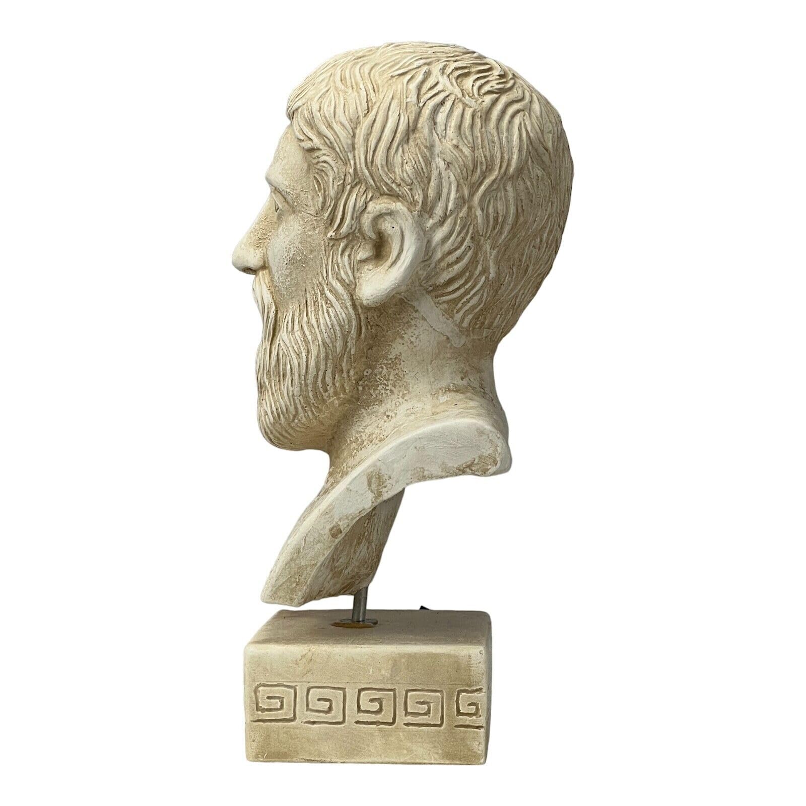 Platon grecki ateński filozof popiersie głowa statuetka rzeźba odlewany kamień