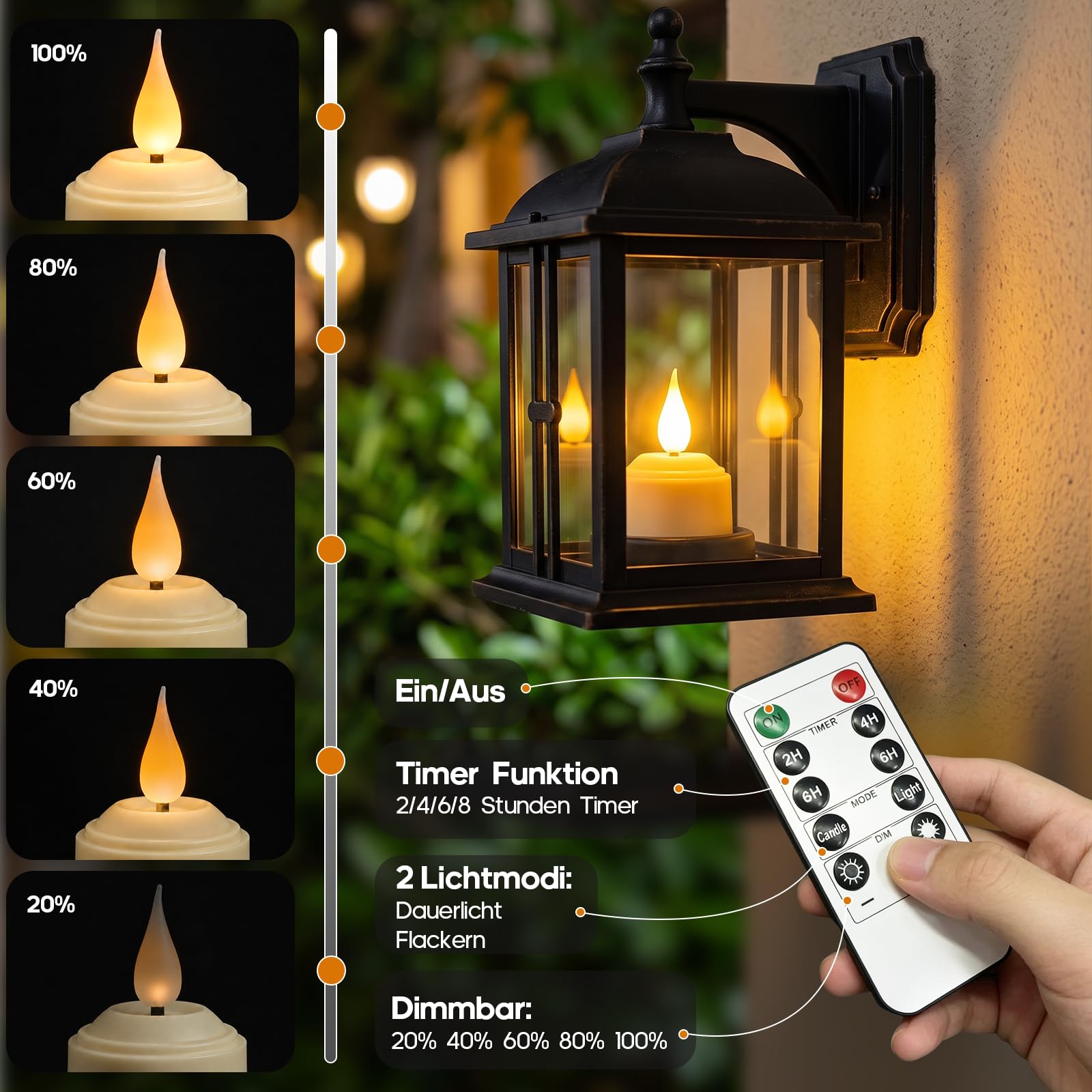Lámparas de Té LED Recargables con Mando a Distancia, 200H, Temporizador, Llama Parpadeante, Regulables – Ideales para Fiestas, Salón y Decoración Navideña