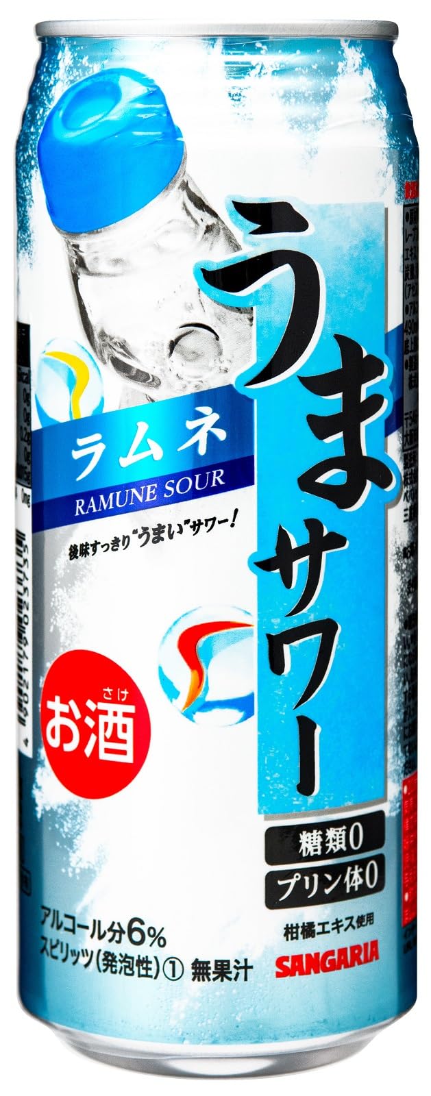 Amazon.co.jp: サンガリア うまサワーラムネ [ チューハイ 490ml