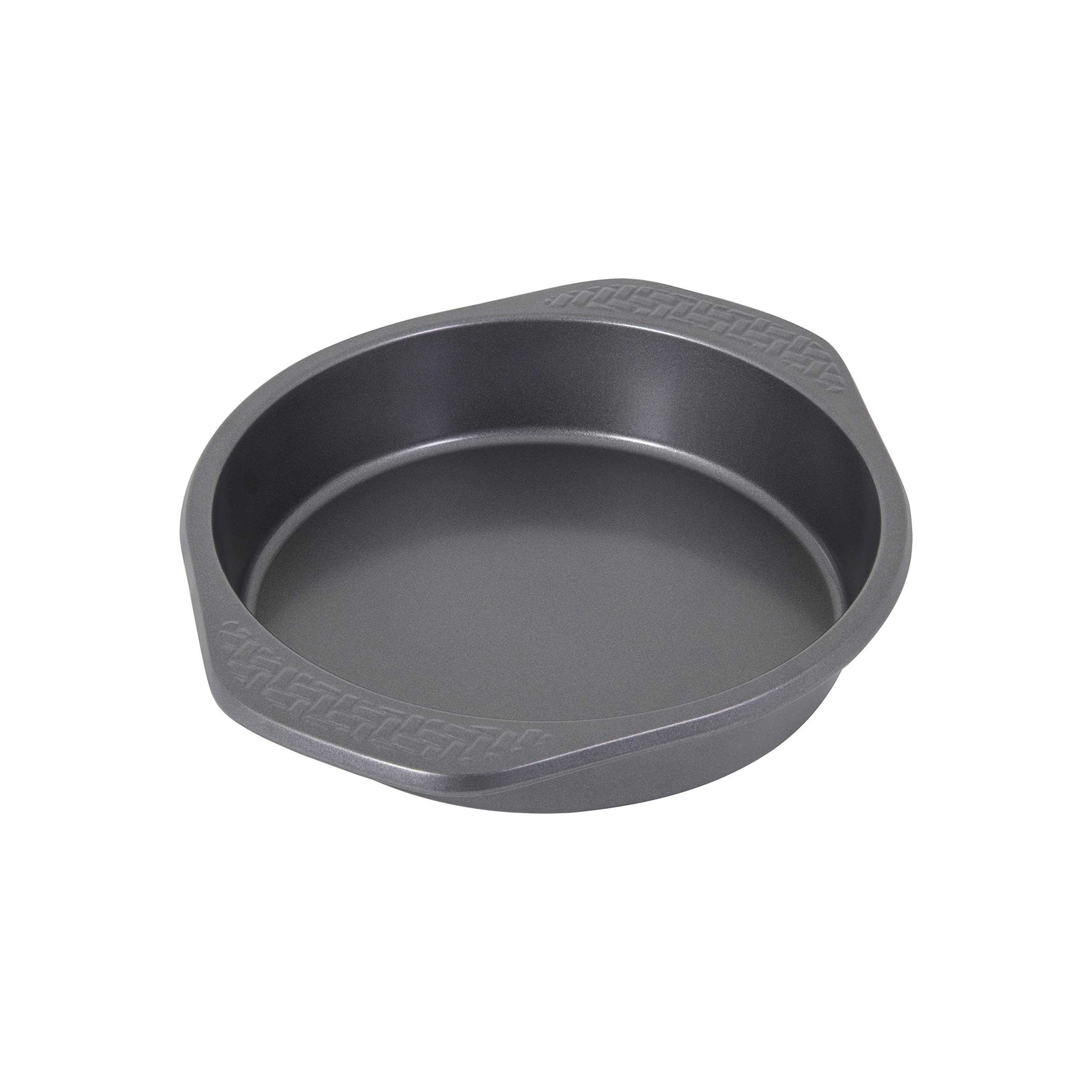 Chicago Metallic Everyday Non-Stick Round Cake Pan. Perfect for Making Cakes or Layer Cakes, casseroles, and More Gray