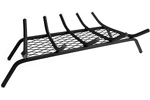 Pleasant Hearth 27-Inch Durable Fireplace Grate Enhances Your Hearth Experience