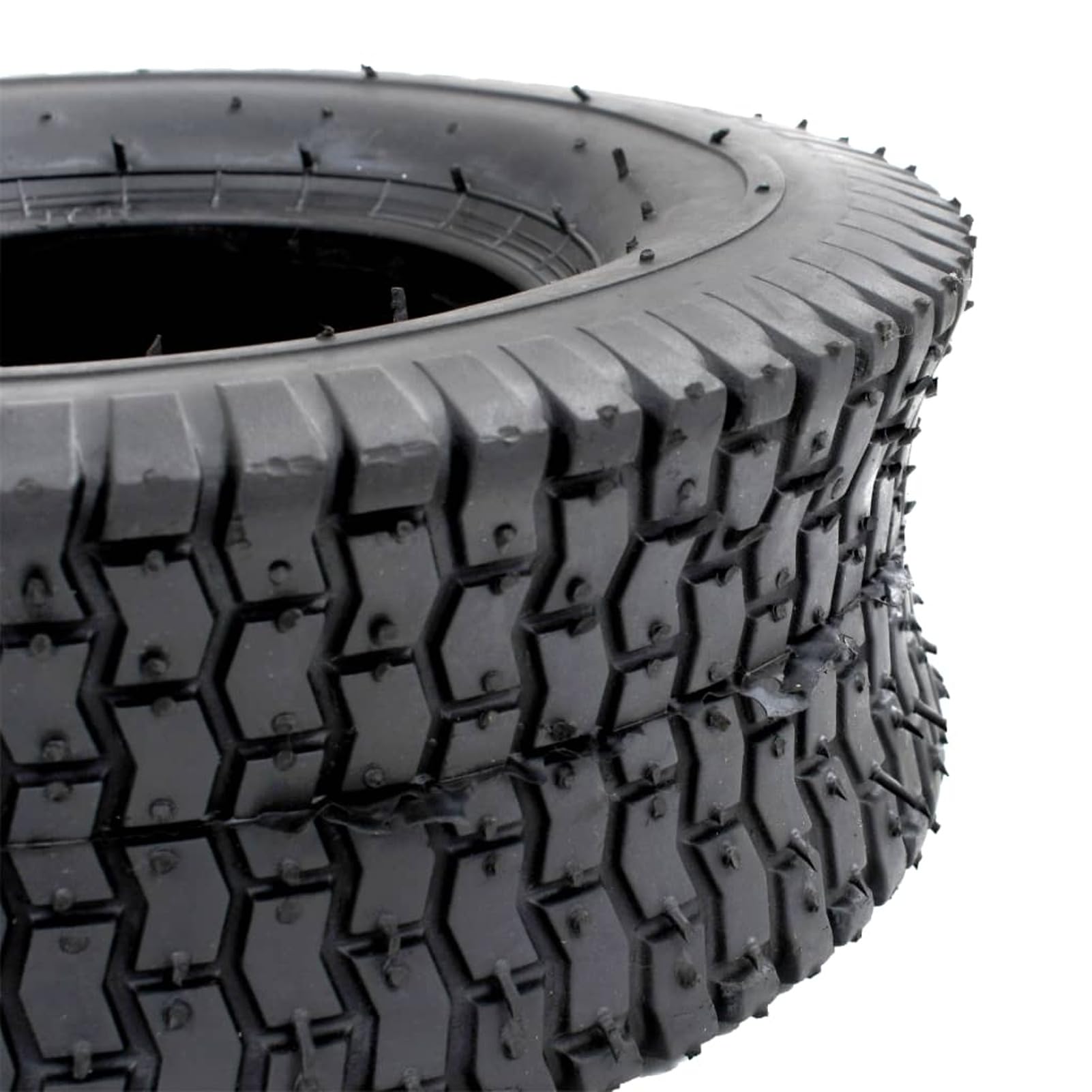 Homgoday Ruedas de Repuesto Antipinchazos para Carretillas y Carros Manuales - 13x5.00-6 4PR, Negro, Goma, 140 kg