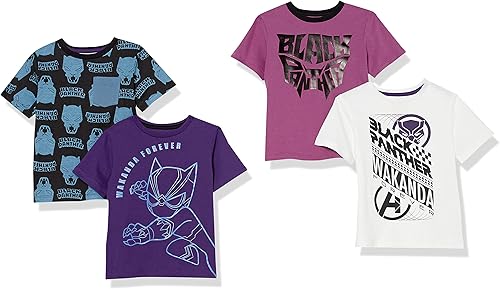 Vista 75 de Yaxa Essentials Disney Marvel Camisetas de manga corta para niños y niños pequeños de Star Wars (cebra previamente manchada), paquetes