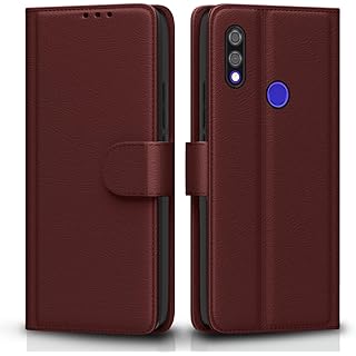 Pikkme Leather Flip Wallet Case - Brown