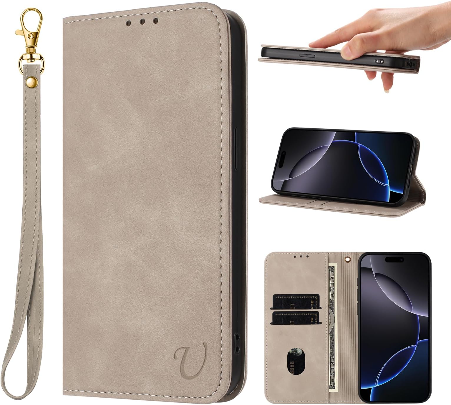 Google Pixel 9A Case Notebook Type Pixel9a au docomo Docomo SIM Free SoftBank Compatible with Google Pixel 9 A Notebook Type Case with Same Color Strap Comfortable Leather Smartphone Case Built-in