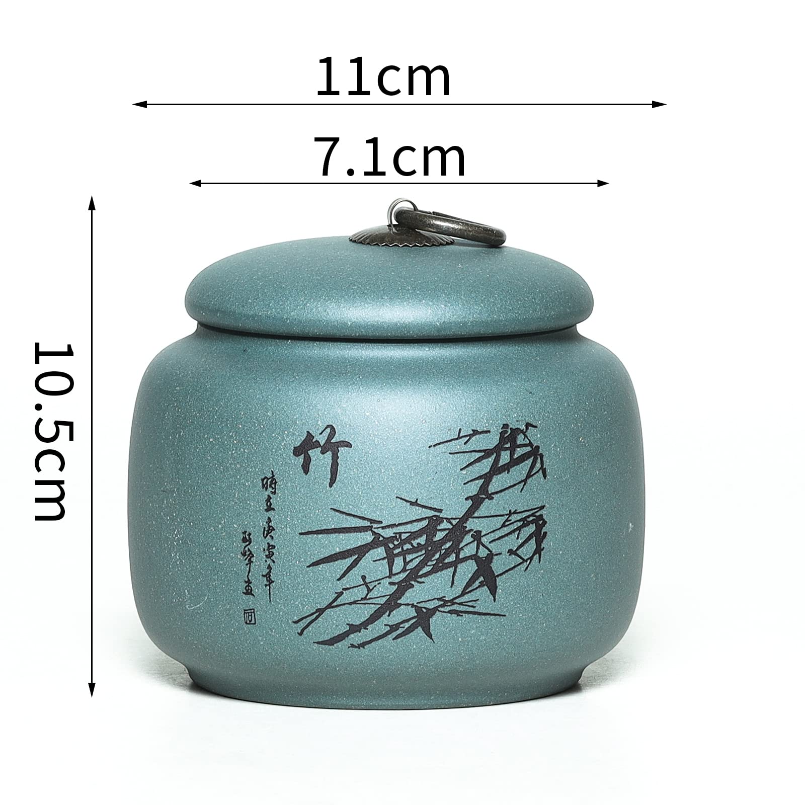 Amazon.com: SILINE Yixing Clay Jar 17.5 Oz,Zisha Loose Leaf Tea