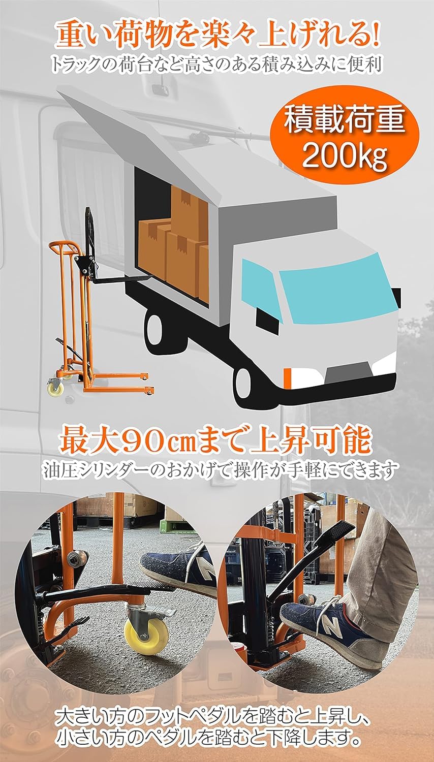 Amazon.co.jp: 【軽やかな操作性】 SKK ハンドリフト