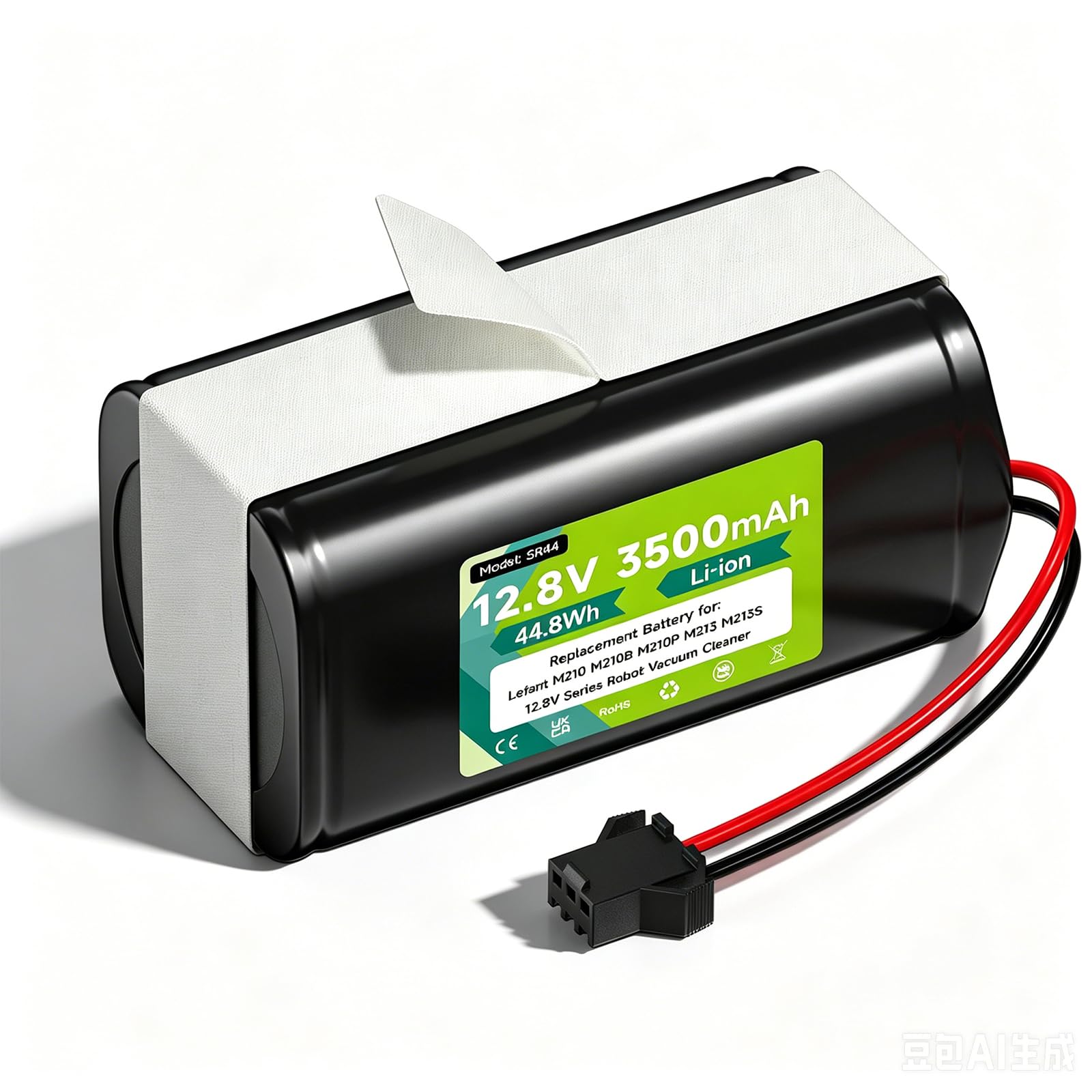 12.8V 3500mAh Replacement Battery for Lefant M210 M210B M210P M213 M213S and OKP Life K2 Robot Vacuum Robot Vacuum Cleaner(Not for 14.4V)