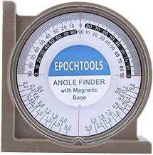 Inclinômetro de inclinação de 0 a 360 graus, medidor de inclinação, instrumento de medição de inclinação, nível