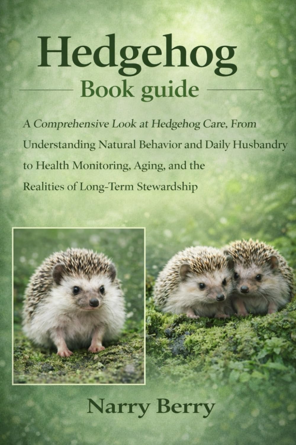HEDGEHOG BOOK GUIDE: A Comprehensive Look at Hedgehog Care, From Understanding Natural Behavior and Daily Husbandry to Health Monitoring, Aging, and the Realities of Long-Term Stewardship