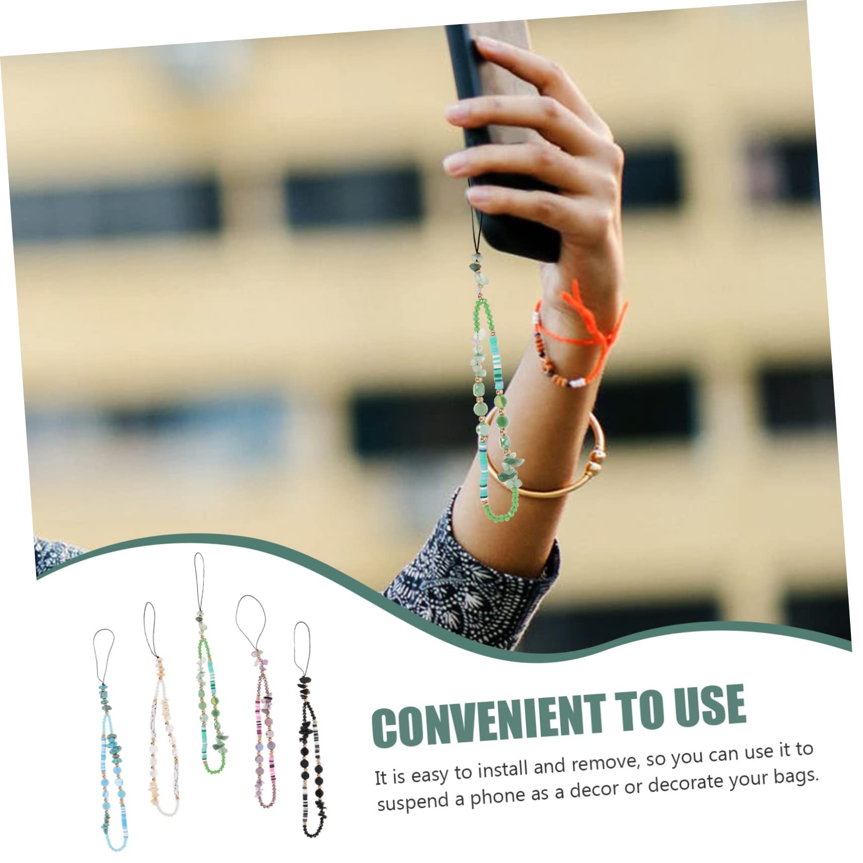 UKCOCO 20piezas Cuerda Colgante Para Teléfono Abalorios Correa Decorativa Para Móviles Lanyard Multifuncional Para Smartphone