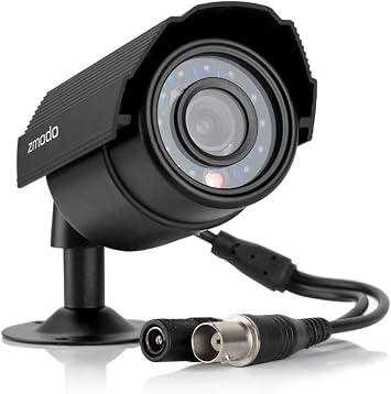 600TVL CCTV Security Camera Weatherproof 30ft IR Day Night Surveillance Camera ZMODO