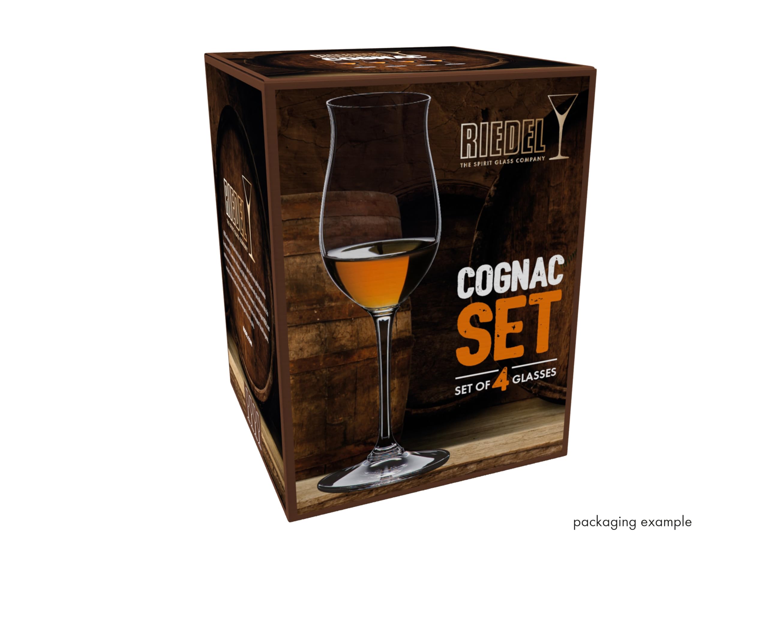 RIEDEL Mixing Set Cognac, 4er Set, klares Kristallglas, maschinell gefertigt