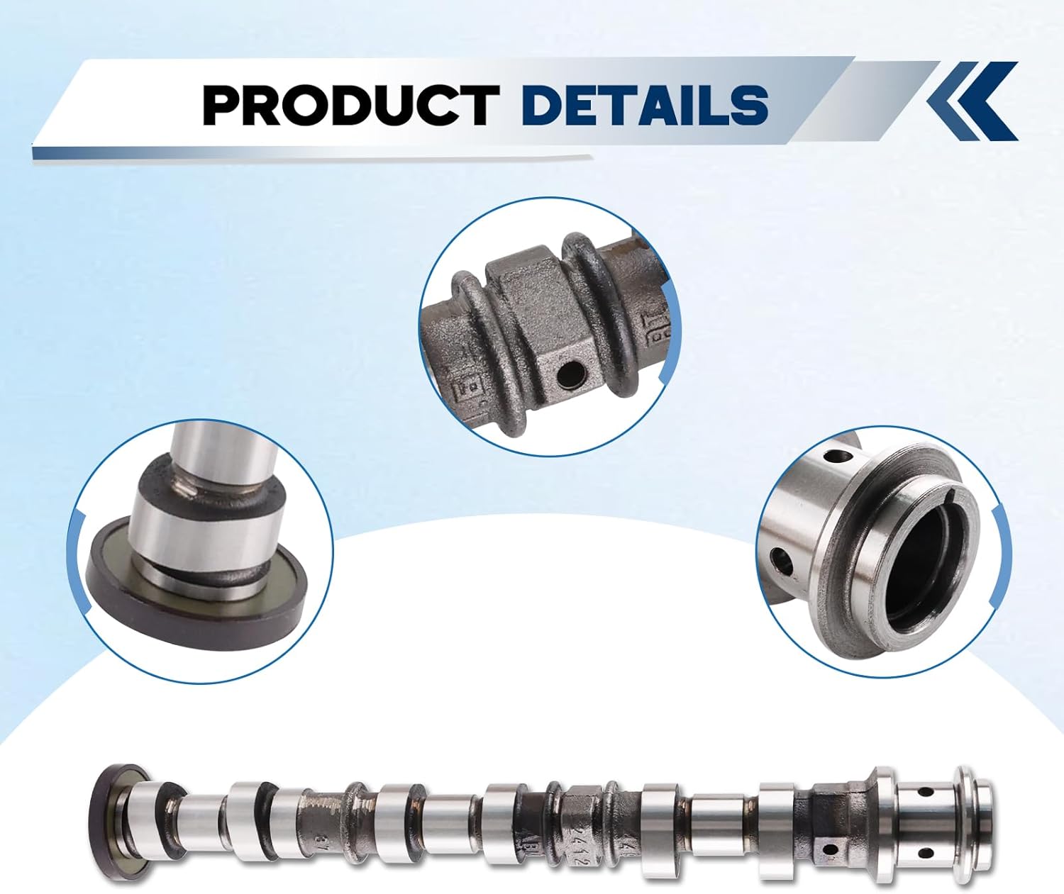 Right Side Intake Camshaft 5184380AG Compatible with Jeep/Chrysler/Dodge/RAM Vehicles with 3.6L Engine V6 Models Replaces 05184380AH, 5184380AE, 5184380AF, 5184380AD