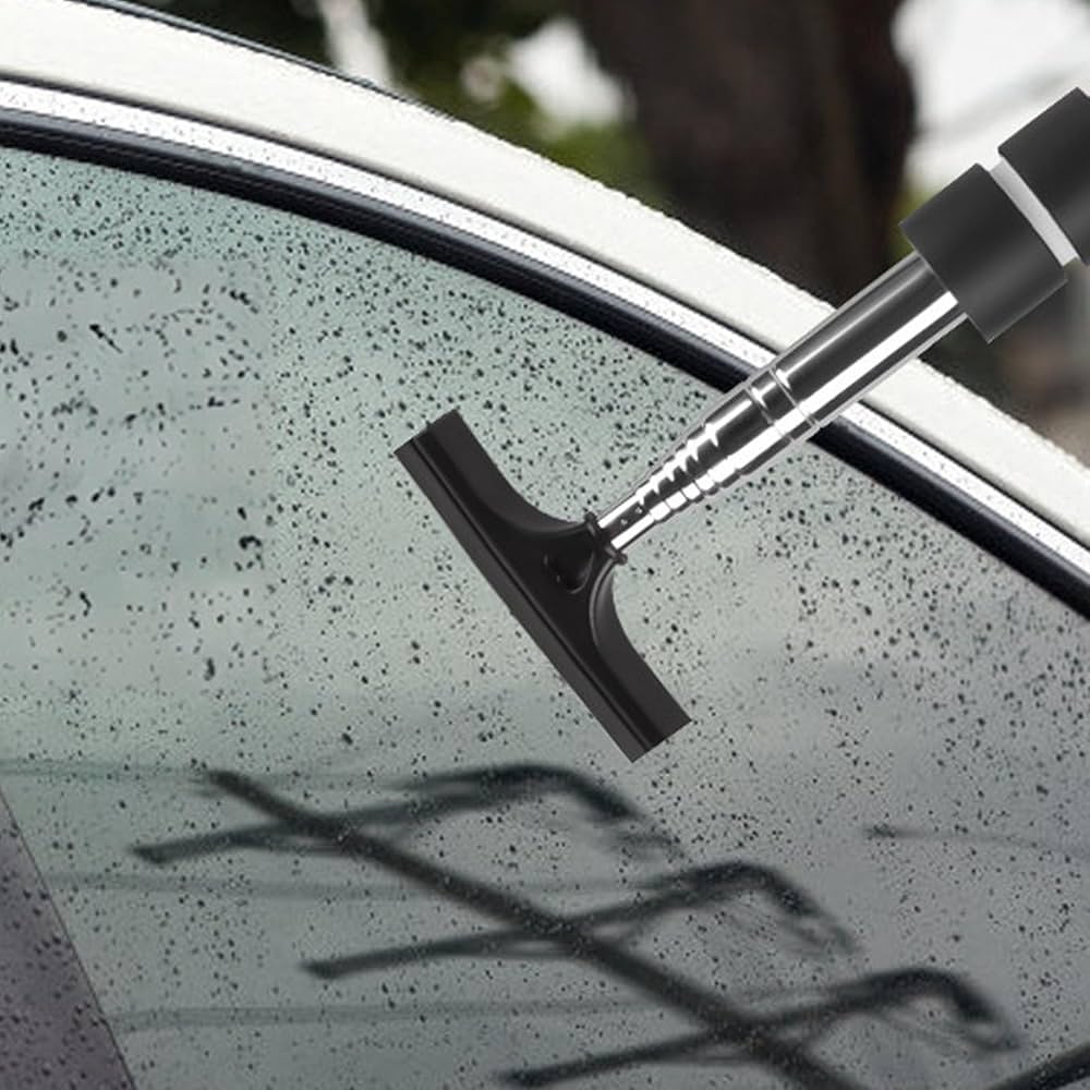 Extendable Car Rearview Mirror Wiper Telescopic Car Mirror Wiper Long Handle Car Cleaning Tool Rearview Mirror Glass Defogger