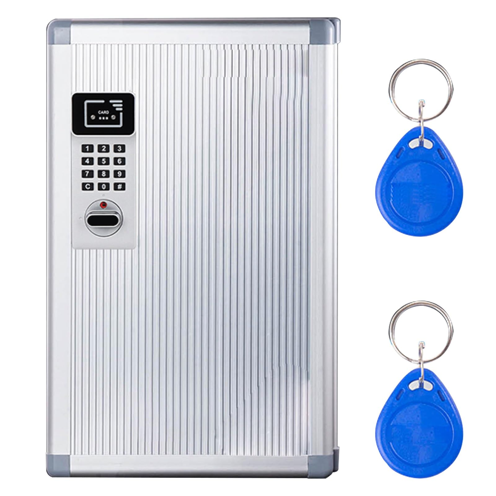 Armario electrónico para llaves con código digital, caja de almacenamiento segura para llaves para el hogar y el negocio, diseño compacto