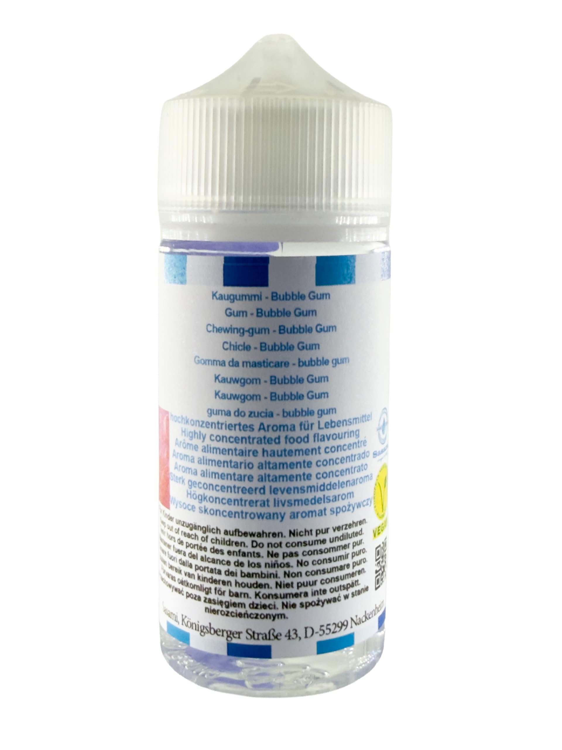 Kaugummi - Bubble Gum Aroma Konzentrat - Vegan - Sasami - 100ml