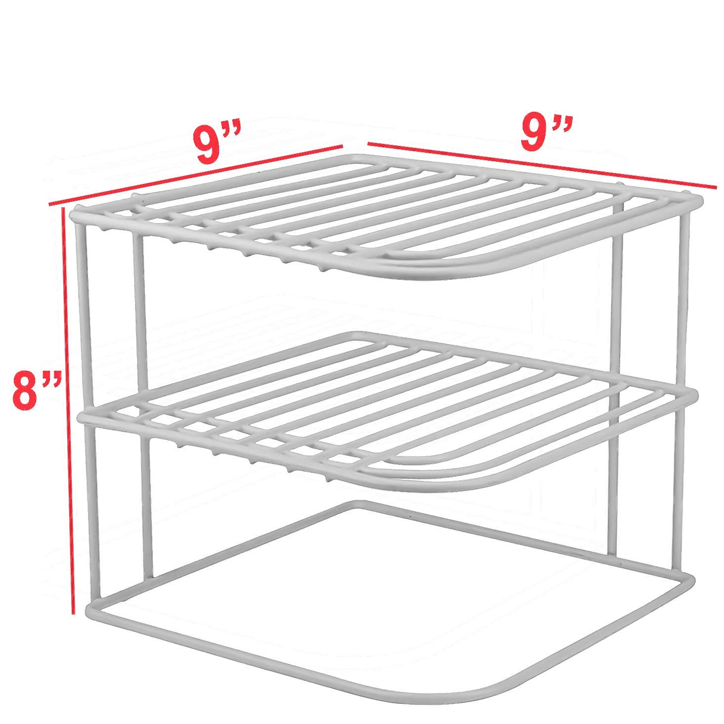 DecorRack Kitchen Corner Shelf, Countertop and Organizer, Heavy