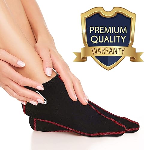 Vista 18 de Water Gear Fin Socks - Calcetines de buceo grandes para buceo y esnórquel, para hombres y mujeres, mantiene tus pies secos Naranja