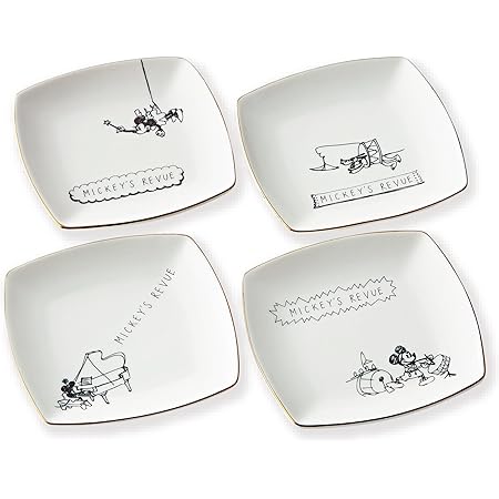 Amazon Co Jp 前畑 Disney ディズニー ミッキー フレンズ Let S Travel ケーキ皿5枚セット D Mf56 12 5cm ホーム キッチン