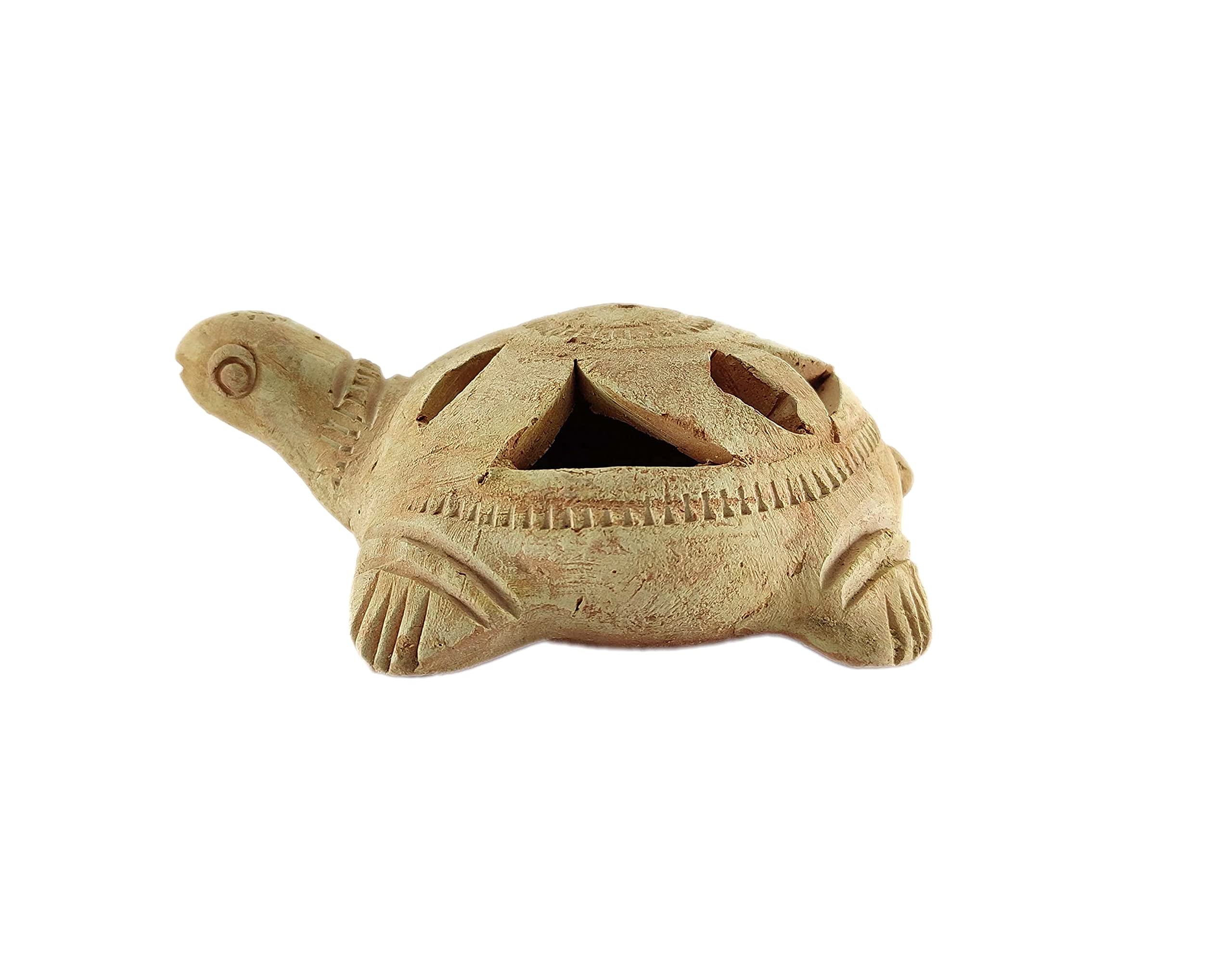 SHREE GANESH ENTERPRISES Terracotta vastu feng Shui Tortoise Turtle for Success Good Luck and Positive Energy - vaastu showpiece Figure Serenity and Protection