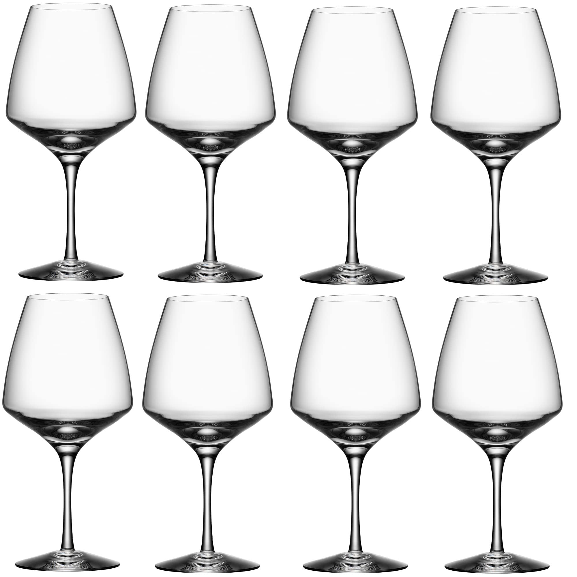 Orrefors Pulse vin blanc lot de 8 verres à pied élégants de 12 oz pour dégustation