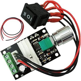 runcci-yun 6v 12v 24v 3a 80w pwm motor speed controller dc speed controller 12v motor speed switch controller pwm adjustable reversible motor driver switch 1203bb