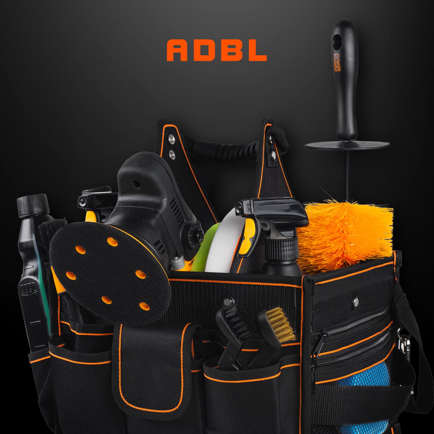 Exterior Interior Sample Set - Umfangreiches ADBL Autopflegeset für Innen und Außen mit Tasche | 15-teilig