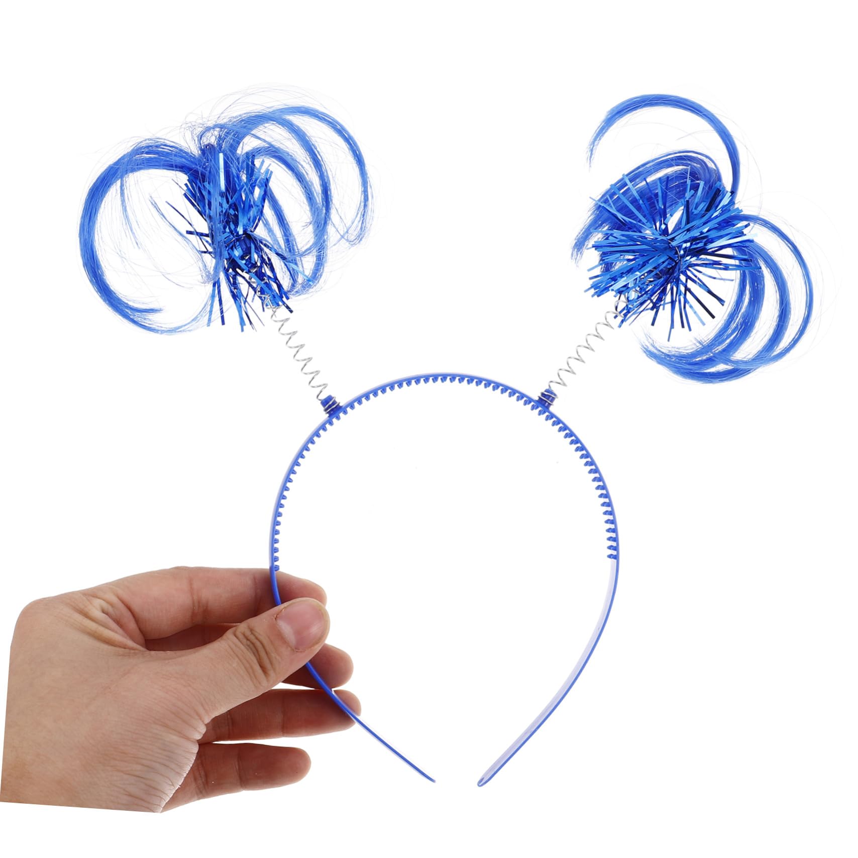VICASKY 24 Pezzi Fasce Capelli Blu Reale per Cerchietti Unici in Morbido Accessori per Feste e Uso Quotidiano Comode e Resistenti per Capelli Ricci