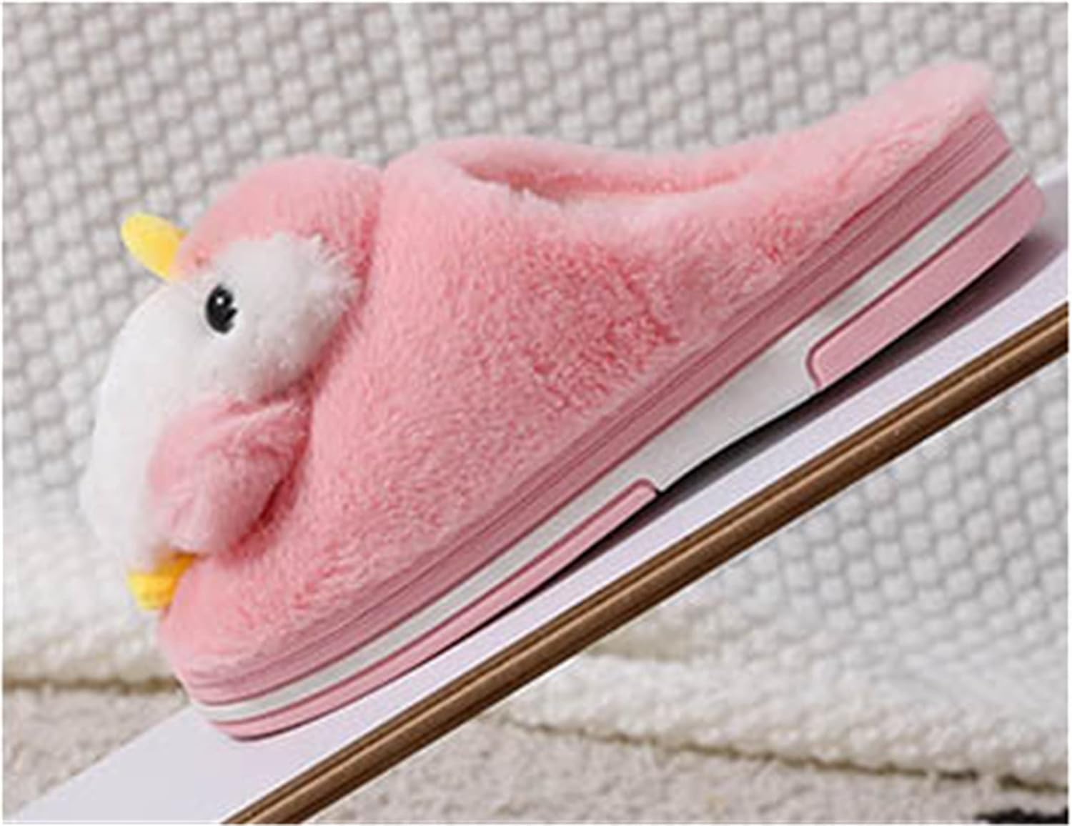 YILANLAN Women's Penguin Plush Warm Animal Home Cute Slippers - Image 6