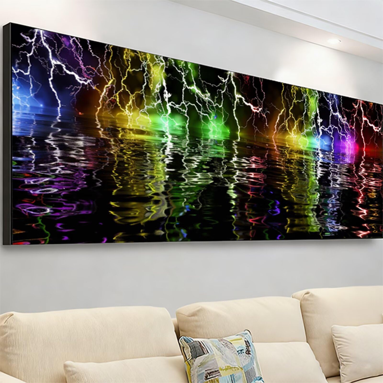 Duże zestawy do malowania diamentami dla dorosłych, 5D Dimond Art Lake Gem Arts and Crafts dla dzieci, zestaw do haftowania krzyżykowego z kryształami górskimi, dekoracja pokoju, prezenty 180 x 60 cm