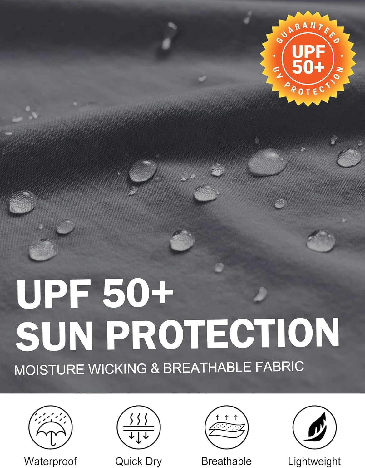 PINSPARK Women's Hiking Zip Off Pants Waterproof Convertible Shorts Lightweight for Camping Sweatpants with Pockets - Image 6