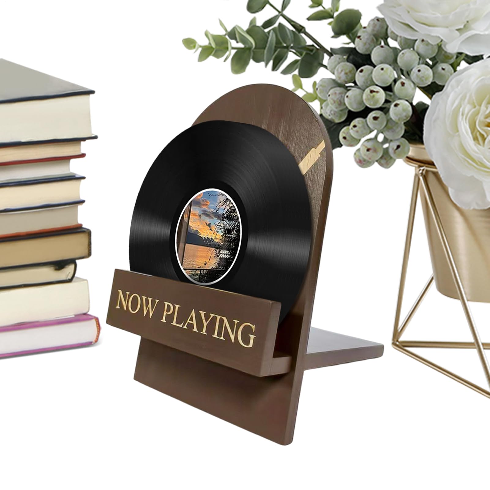 Rangement de vinyles vintage pour organisateur d'albums