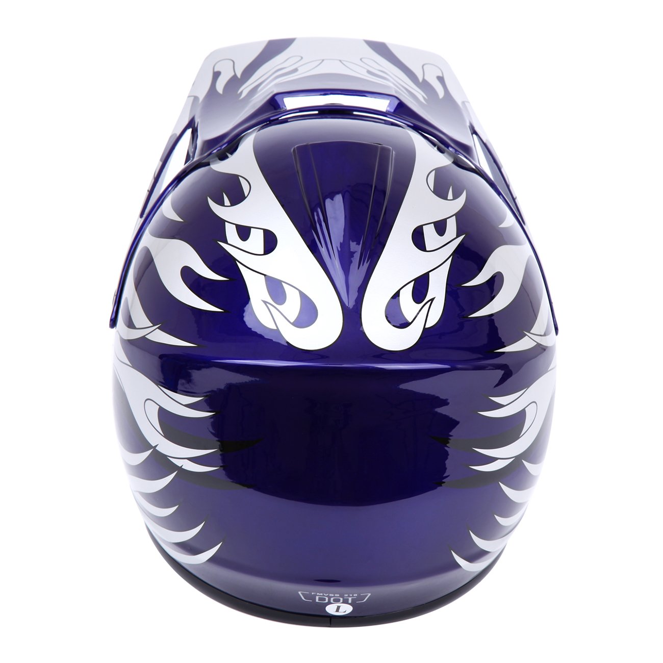 Samger DOT Youth Niños Fuera del Casco de Motocross Dirt Bike Casco con Guantes Gafas (Azul,L)