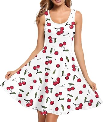 Womens Summer Dresses Plus Size Dress Sleeveless Halter Ruffle Midi Dress Sundress XS-4XL