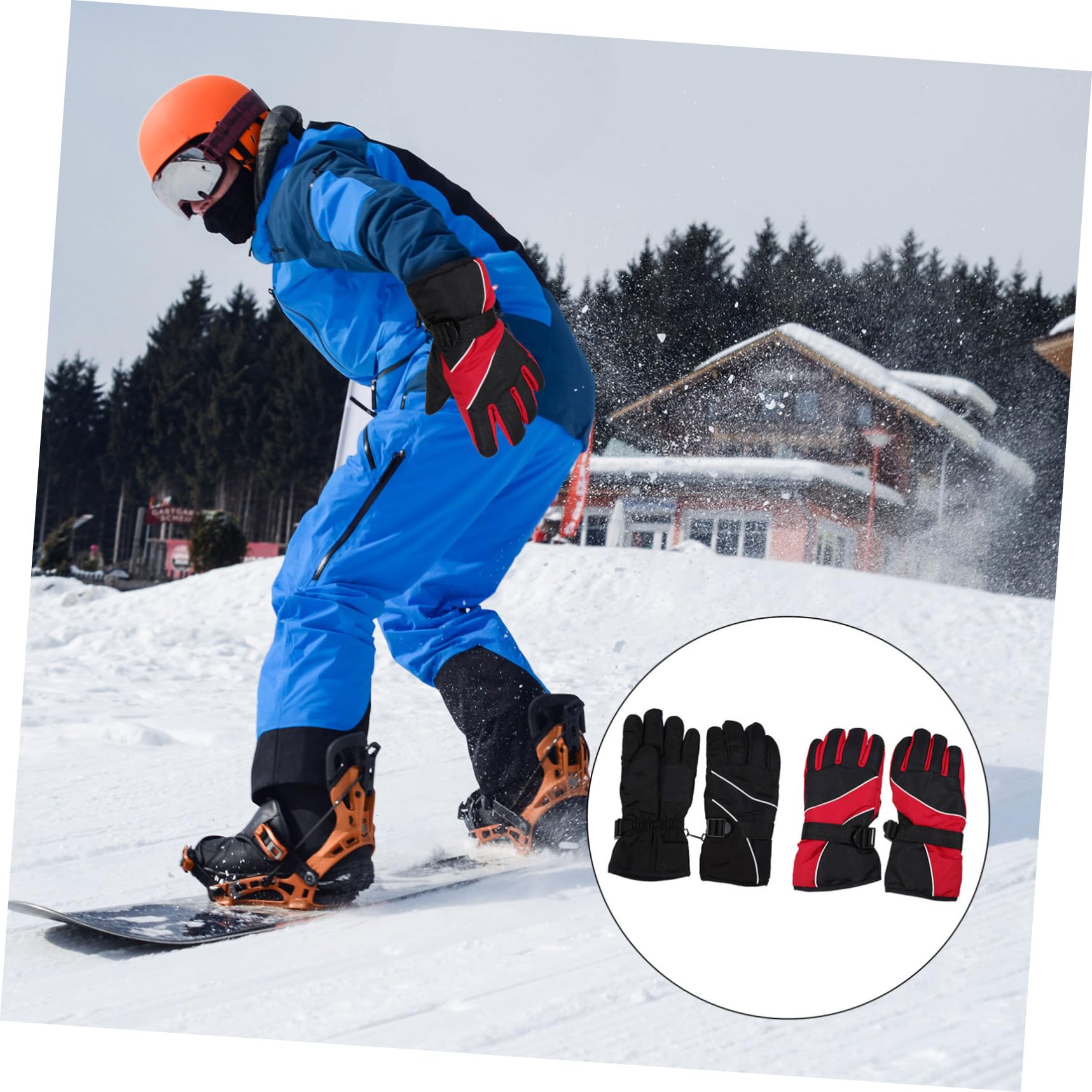 4paare Winterhandschuhe Für Und wasserdichte Winddichte Und rutschfeste Skihandschuhe Für Outdoor-aktivitäten Wie Radfahren Laufen Und Angeln