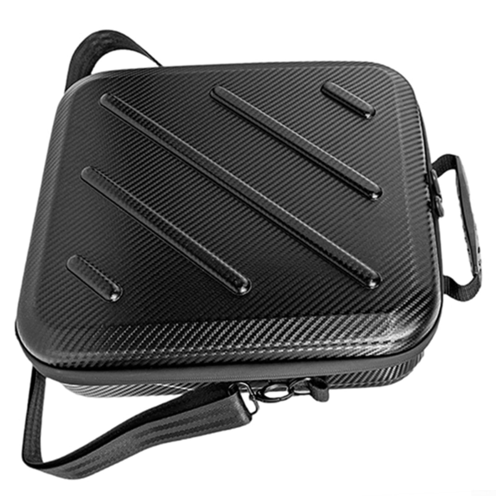 Funda protectora rígida para Mini, caja de almacenamiento de poliuretano EVA con correa para el hombro, organizador a prueba de golpes para antena parabólica y accesorios, negro