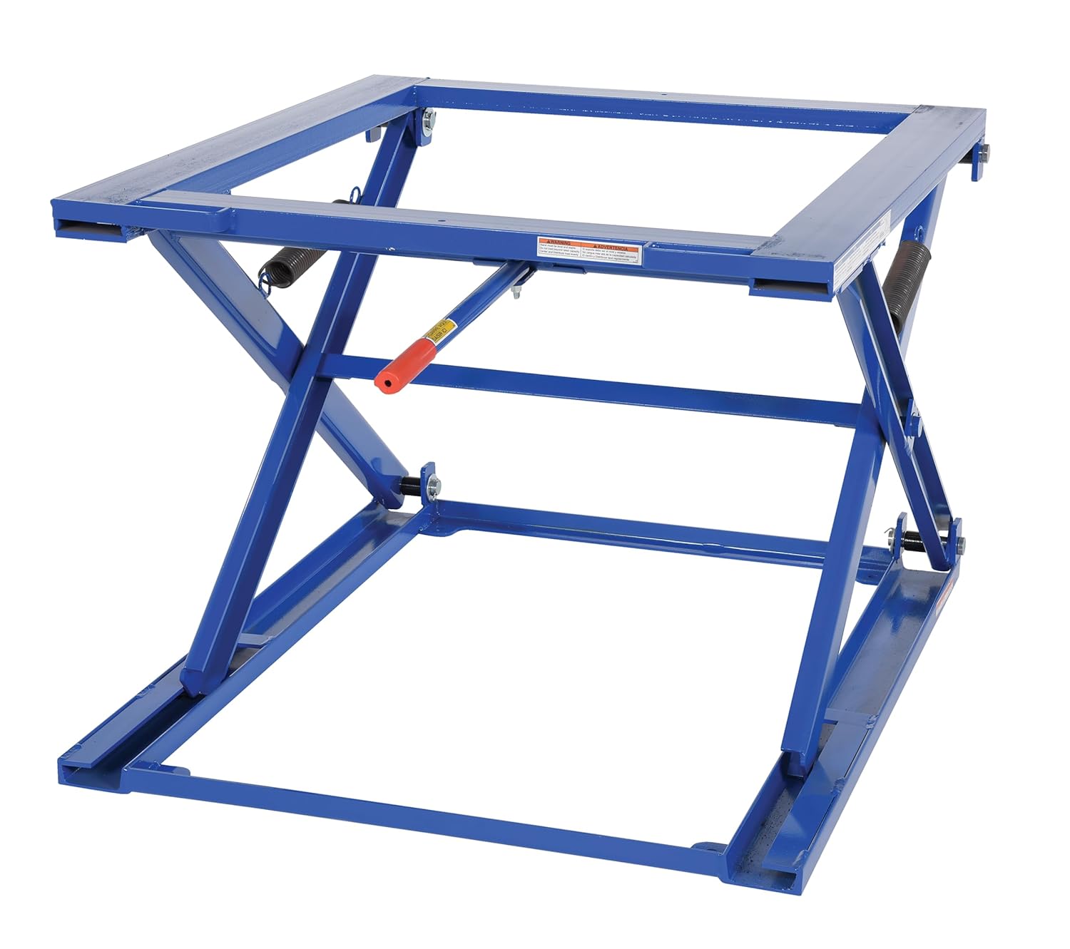 Vestil PS-4045 Steel Adjustable Pallet Stand 45-3/4 In. x 40-1/2 In. x 10 In. 5000 Lb. Capacity Blue
