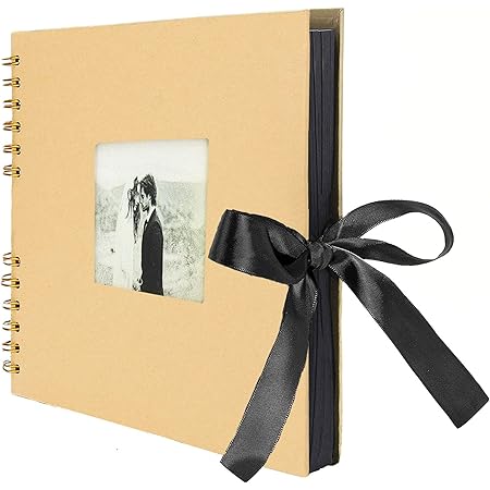 Aior Album Photo Scrapbooking Vintage Scrapbook 80 Pages 40 Feuilles Traditionnel Spirale Album Souvenir Livre De Memoire Cadeau De Noel Anniversaire Mariage Jaune Amazon Fr Cuisine Et Maison