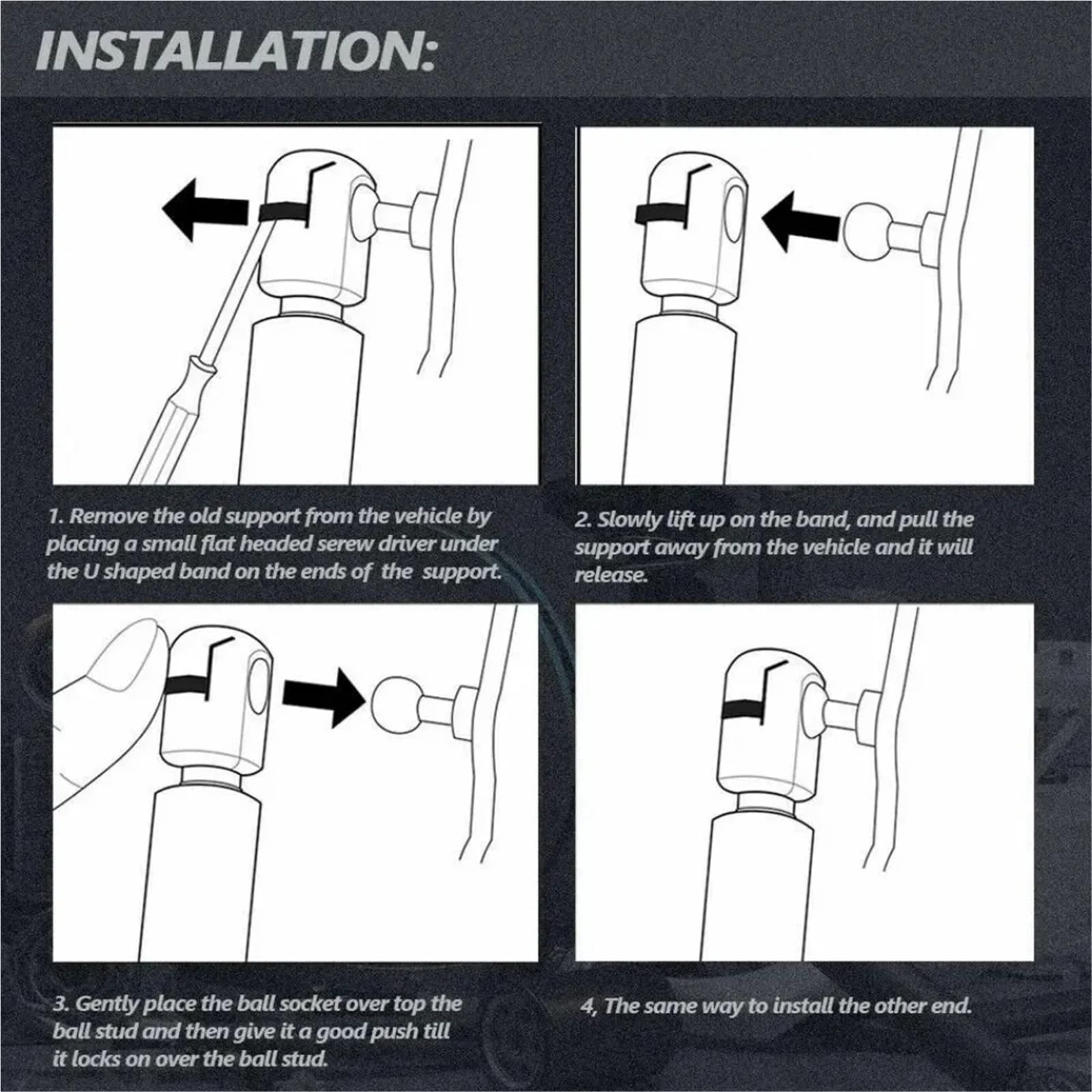 attuatore portellone post Auto Elettrica Portellone Tronco Sollevamento Supporto Sostituire Gli Accessori Compatibile Con Chrysler Per Challenger 2008-2016 04589645AA
