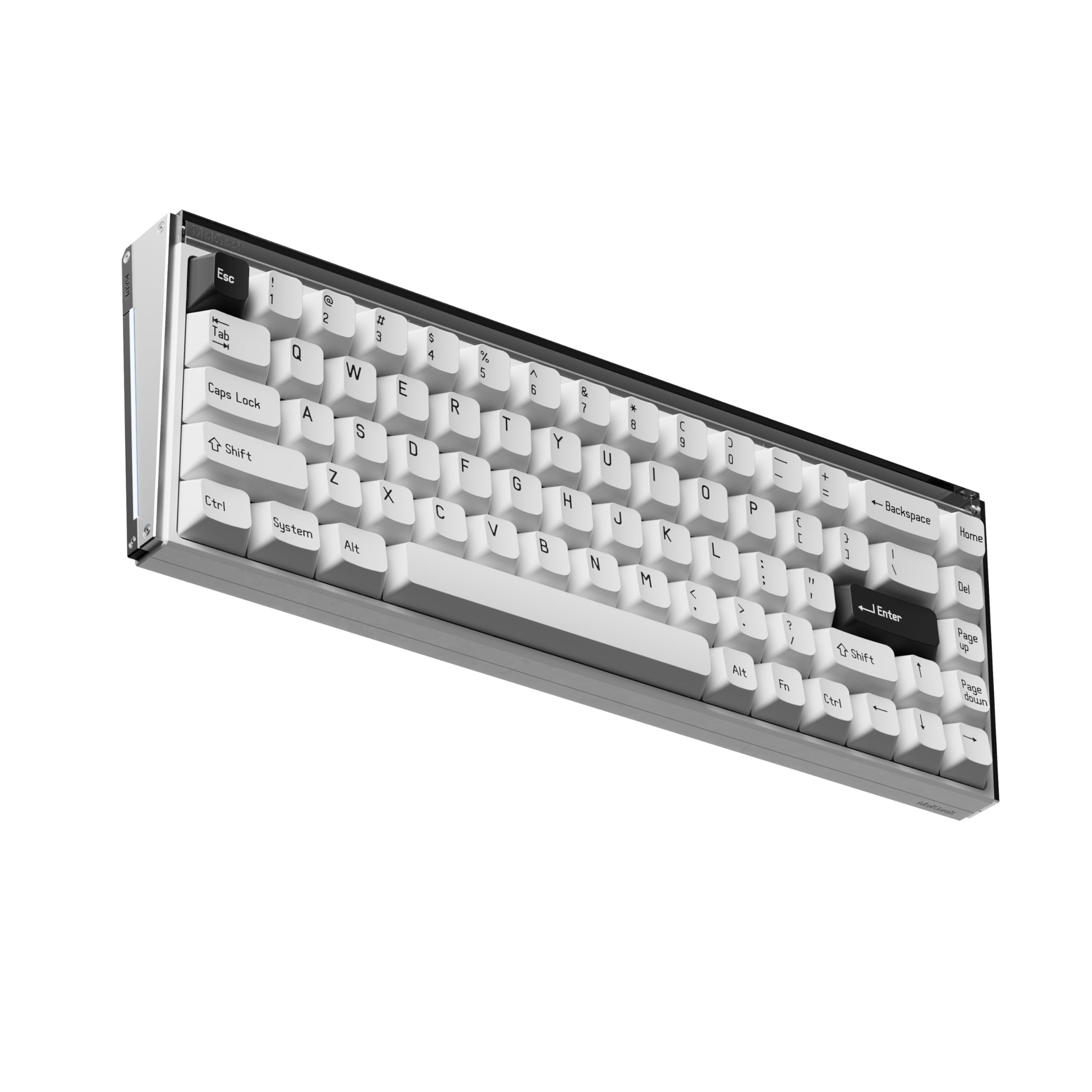 MelGeek Made68 HE ラピッドトリガー対応ゲーミングキーボード 白 Amazon | MelGeek MADE68 Ultra V2ラピッドトリガー 65% ゲーミング