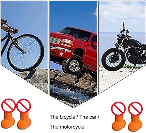 Miniatura 2 de AOWAVE Paquete de 16 tapas de vástago de válvula de broma para neumáticos tapa de vástago de válvula de neumático luminosa universal se adapta a