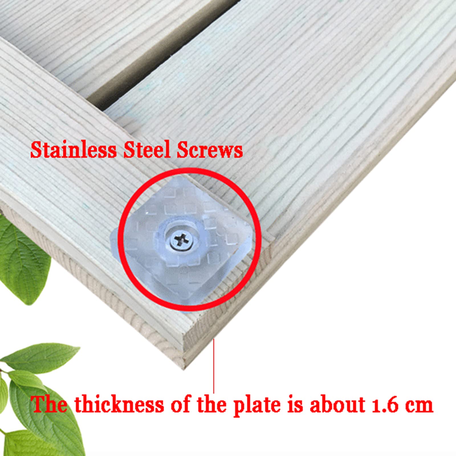 Pedana Doccia in Legno, Tappeto da Bagno in Legno in Legno in Legno Impermeabile per Bagno, Mazzino Non Slip, Tappeto in Legno per Vasca per Doccia E Sauna Pavimenti,75x110cm/30x43in